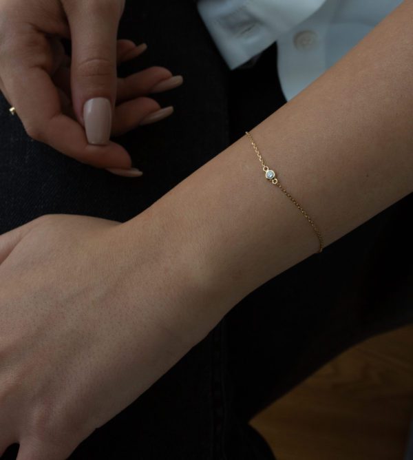 Single Diamond Bracelet - Image 3