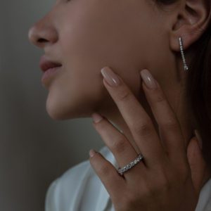 Tennis Earring and Ring