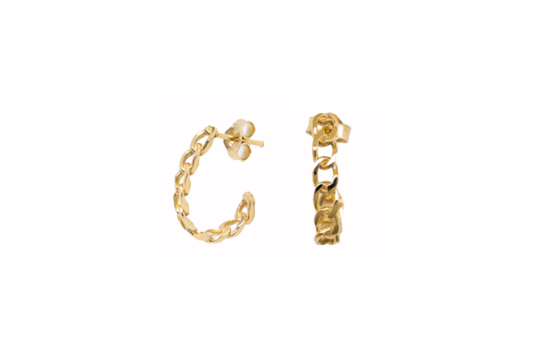 Mini Curb Chain Earrings
